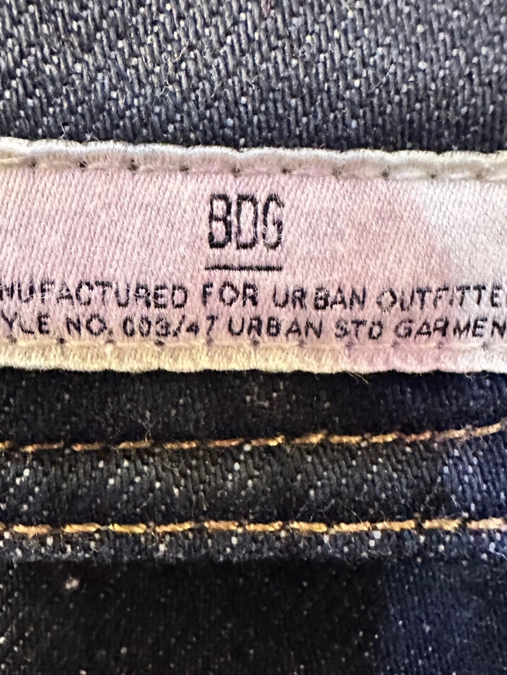 BDG Urban Outfitters W30/L32 Blaine Cargo Skate Jeans Baggy Y2K Dark Wash Womens - Picture 10 of 13